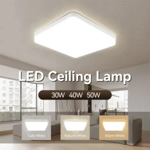 LED Ceiling Lamp Modern Square Ceiling Light Room Decor Home Decor Lighting Lustre Chandelier for KItchen Bedroom Living Room