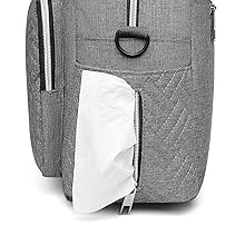 KONO Baby Diaper Bag Stylish & Walkable for Mom and Dad travel bag with Insulated Pockets for Vials & Snacks - Image 15