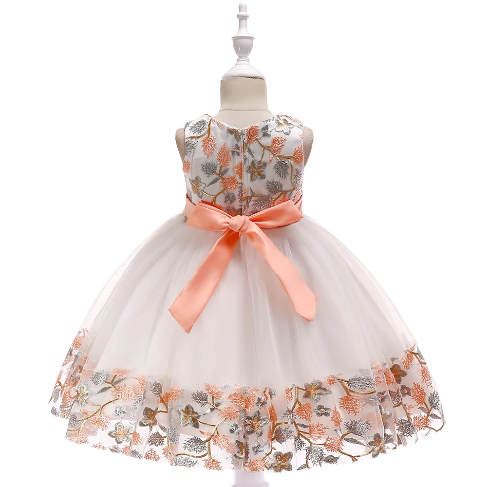 Summer Kids Girl Dress Embroidery Flower Girls Birthday Party Dresses Children Princess Prom Costums Formal Clothes 3 8 Years - Image 17