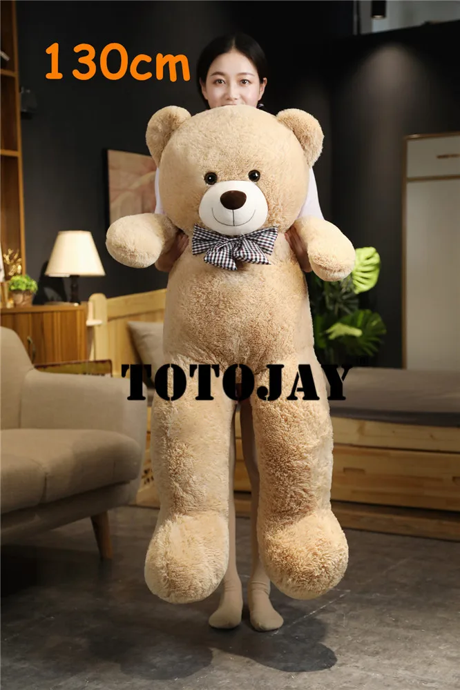 Giant 105cm Soft Teddy Bear Plush Toys White&Pink&Brown Bear Super Big Hugging Pillow Animal Cushion Children Birthday Gift - Image 19