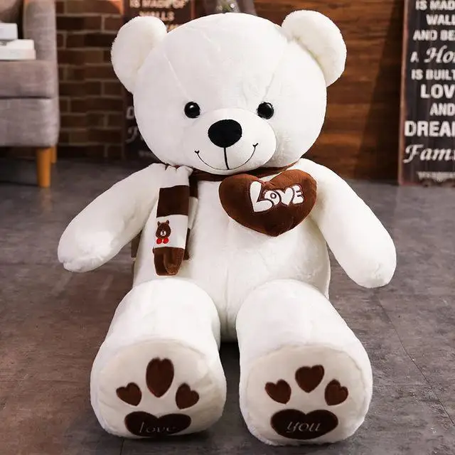 High Quality 4 Colors Teddy Bear With Scarf Stuffed Animals Bear Plush Toys Doll Pillow Kids Lovers Birthday Baby Gift - Image 7
