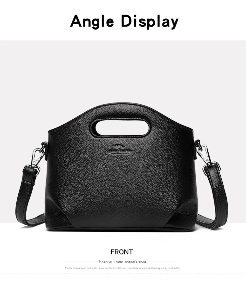 Genuine Brand Luxury Handbags Women Bags Designer Top Quality Soft Leather Small Casual Tote Bags For Women Shoulder Bag Winter - Image 33