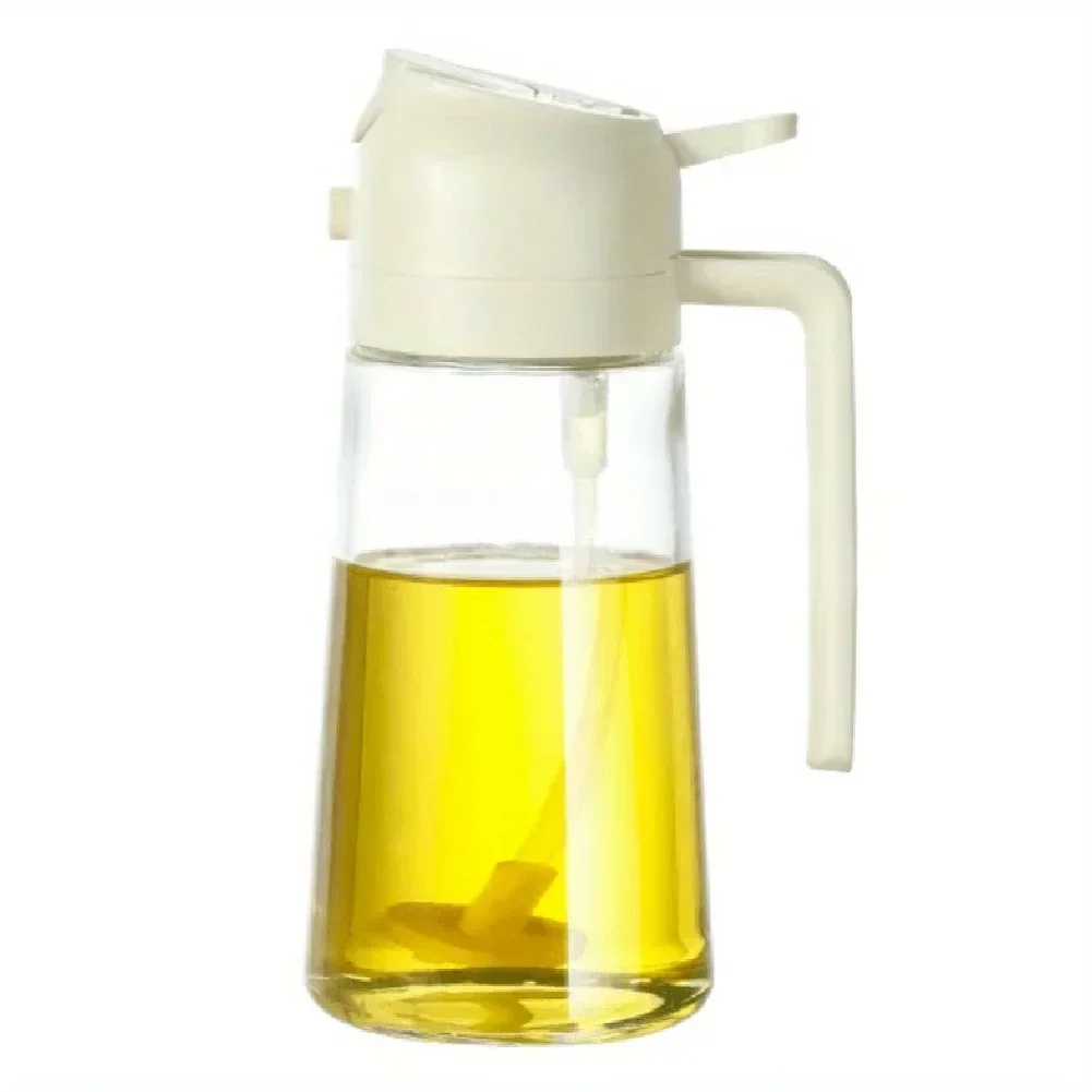 2IN1 Oil Dispenser 1-2PCS Mister 500ML Spray Plastics Oil Spray Bottle with 2pcs Brush Spray Pour Cooking Spritzer BBQ Bottle - Image 52