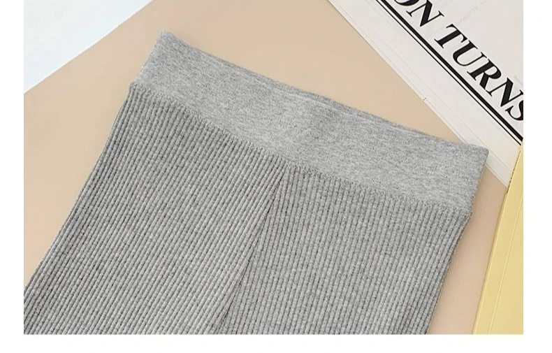 Ribbed Leggings Women High Waist Slim Thermal Wear Leggings Season Wool Pants for Fall Winter Fashion Striped Warm Pants - Image 20