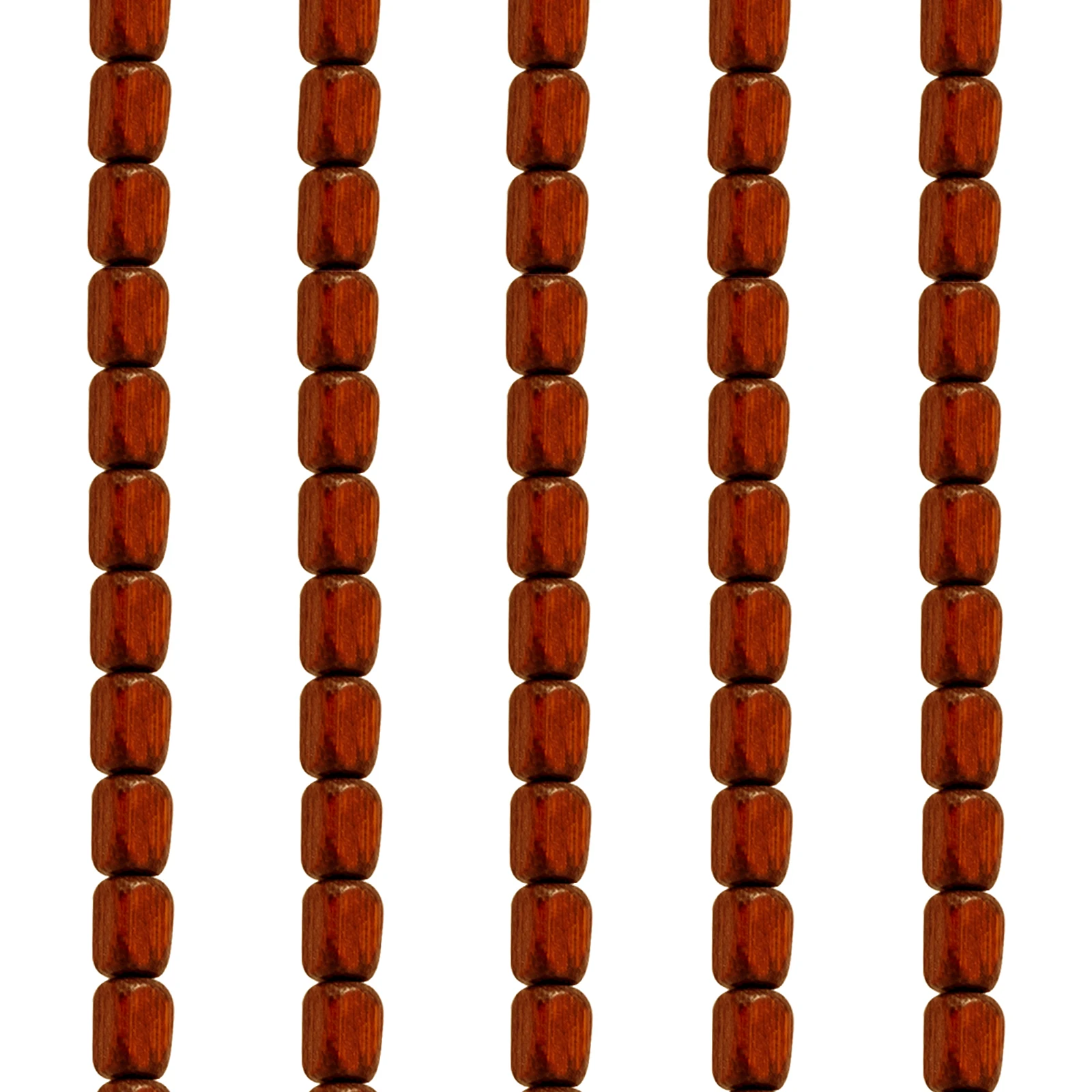 Wooden Bead Curtain 35.4*68.9IN Size 27 Lines Retro Design No-Punch Installation for Living Room Bedroom Door Window Decoration - Image 16