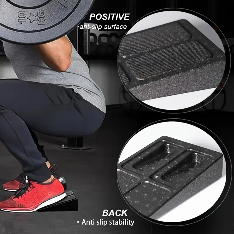 3Pcs/Set Yoga Bricks Squat Wedge Blocks Block Ramp Deadlift Slant Board Adjustable Non-Slip Calf Foot Stretcher For Exercise Gym - Image 5