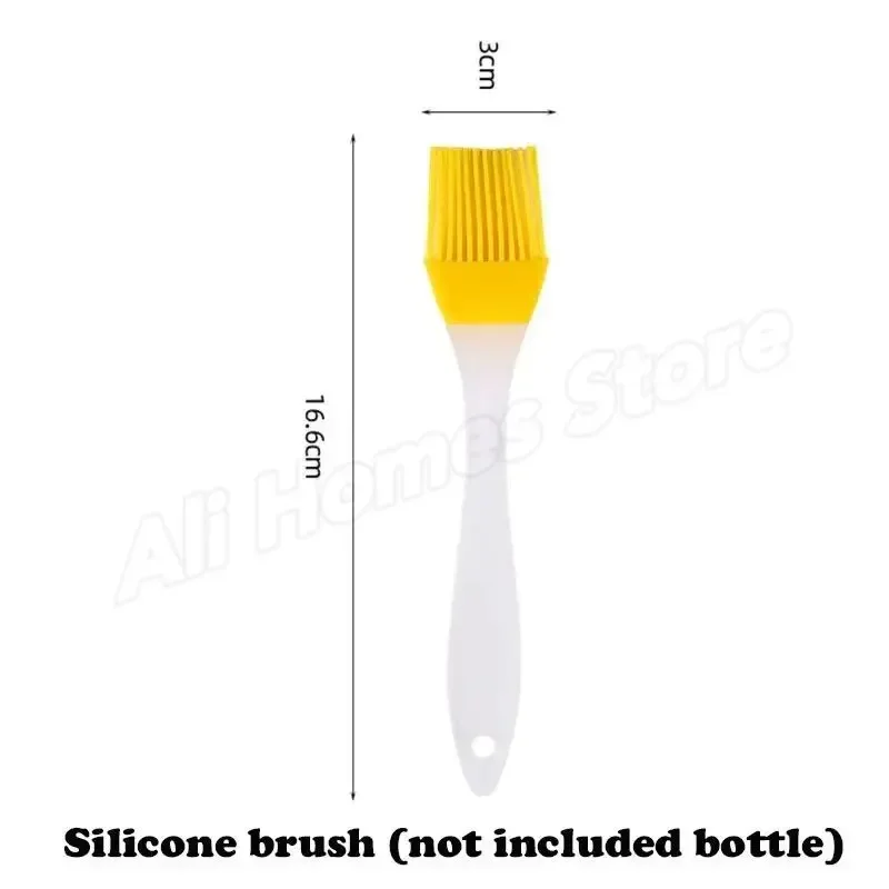 2IN1 Oil Dispenser 1-2PCS Mister 500ML Spray Plastics Oil Spray Bottle with 2pcs Brush Spray Pour Cooking Spritzer BBQ Bottle - Image 17