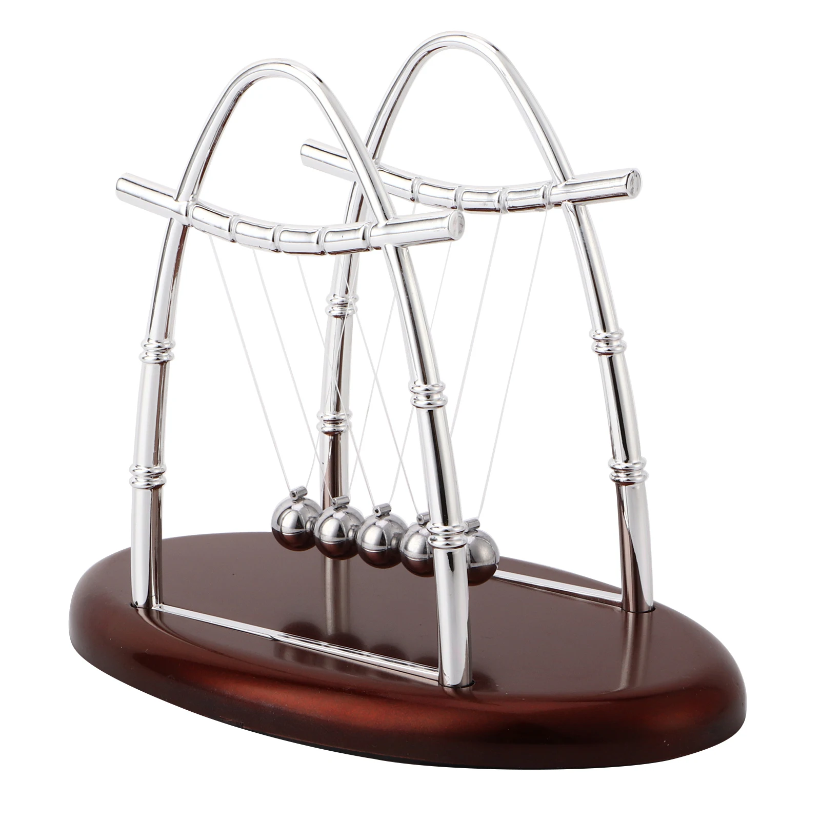 Newton's Cradle Balance Balls Decor 's Balance Balls 's Balance Steel Balls Physics Science Pendulum Ornaments Toy Desk - Image 11