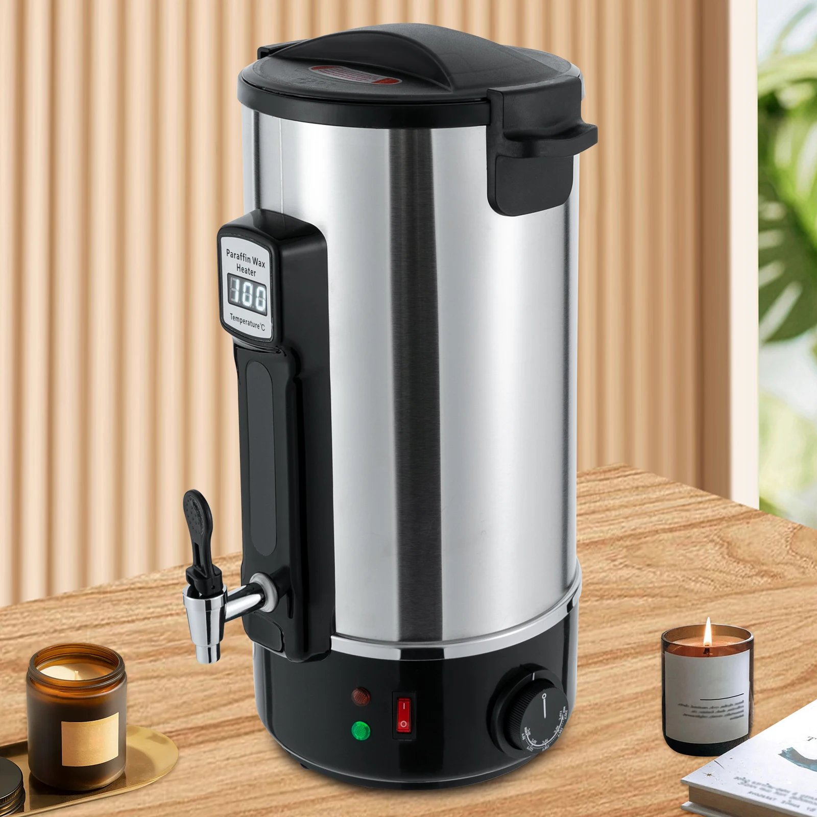 8/10.8/12L 1100W Wax Melter,stainless Steel Wax Warmer Machine,wax Melter For Candle Making W/ Heating Spout - Image 5