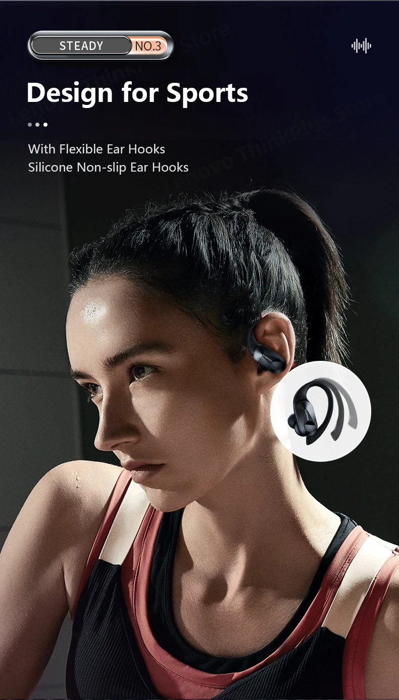 Lenovo Original LP75 TWS Bluetooth 5.3 Headphones Wireless Music Earphones LED Digital Display Noise Reduction Game Earbuds New - Image 17