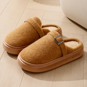 Winter Casual Women's Slippers Plush Luxury Designer Woman Shoes Indoor Fluffy Platform Fuzzy Fur Slides Home Elegant Flats Soft