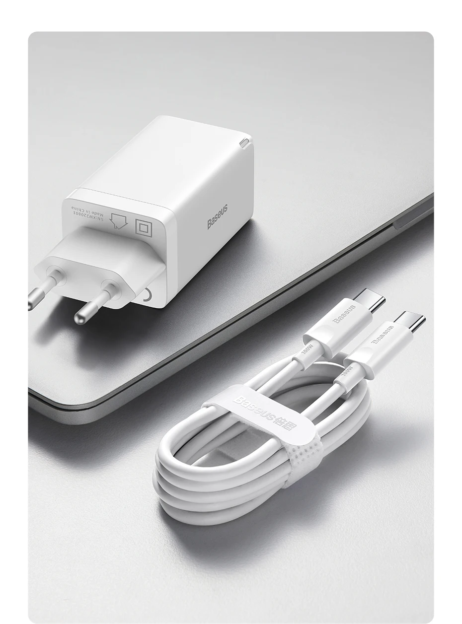 Baseus 65W GaN Charger Quick Charge Type C PD QC Charger USB Charger Portable Fast Charger For Laptop iPhone 17 16 15 14 13 Pro - Image 12