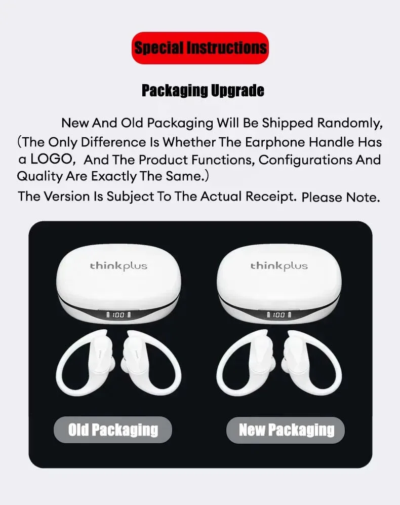 Lenovo Original LP75 TWS Bluetooth 5.3 Headphones Wireless Music Earphones LED Digital Display Noise Reduction Game Earbuds New - Image 11