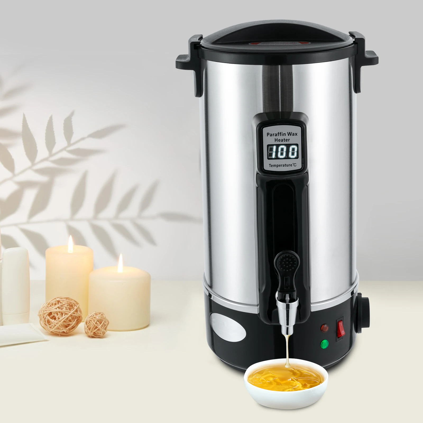 8/10.8/12L 1100W Wax Melter,stainless Steel Wax Warmer Machine,wax Melter For Candle Making W/ Heating Spout - Image 3