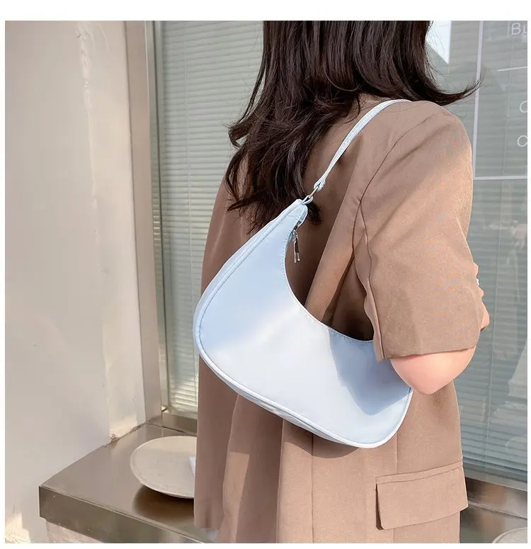 Fashionable Shoulder Underarm Bag Light Small Solid Color Satchel Stylish Women Tote Bag, Suitable for Daily Work Outdoor Party - Image 23