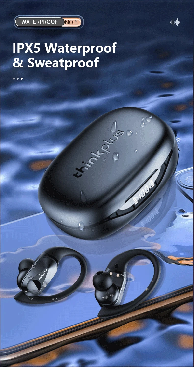 Lenovo Original LP75 TWS Bluetooth 5.3 Headphones Wireless Music Earphones LED Digital Display Noise Reduction Game Earbuds New - Image 19