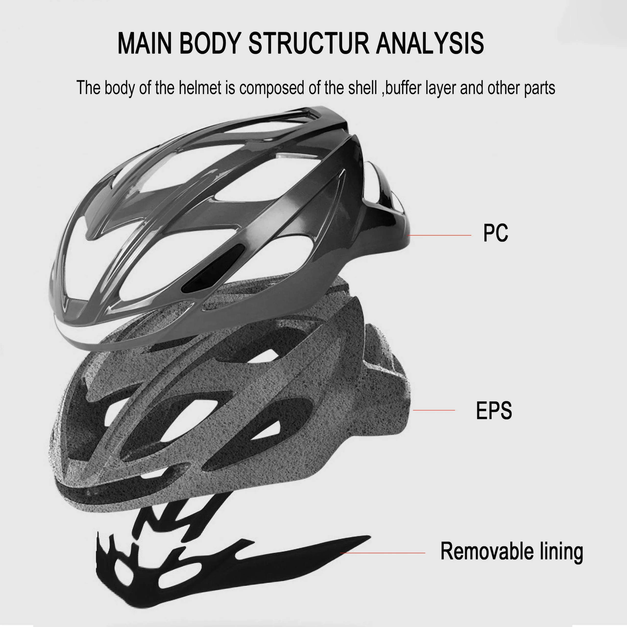 PJT Cycling Helmet Man Women Road Mountain Bike Helmet Outdoor Bicycle Skateboard Scooter Integrally-Molded Ultralight Helmet - Image 4