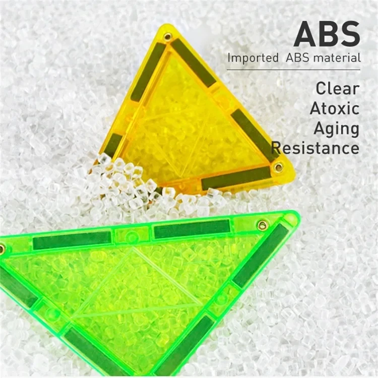 100PCS educational toy magnetic building blocks kids DIY building sets star diamond magnetic tiles for kids Christmas gift - Image 10