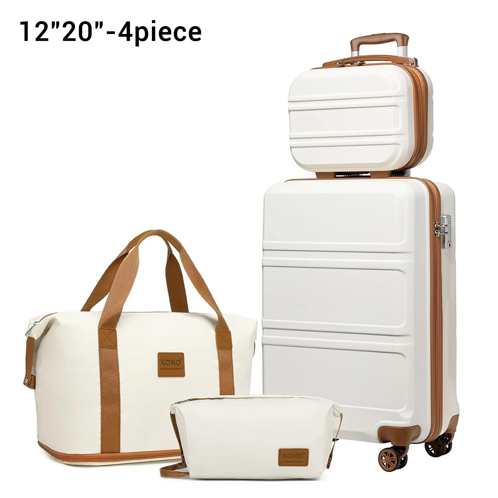 KONO 2/4/6-piece beauty case box cosmetics case hand luggage toilet bag travel bag luggage set - Image 24