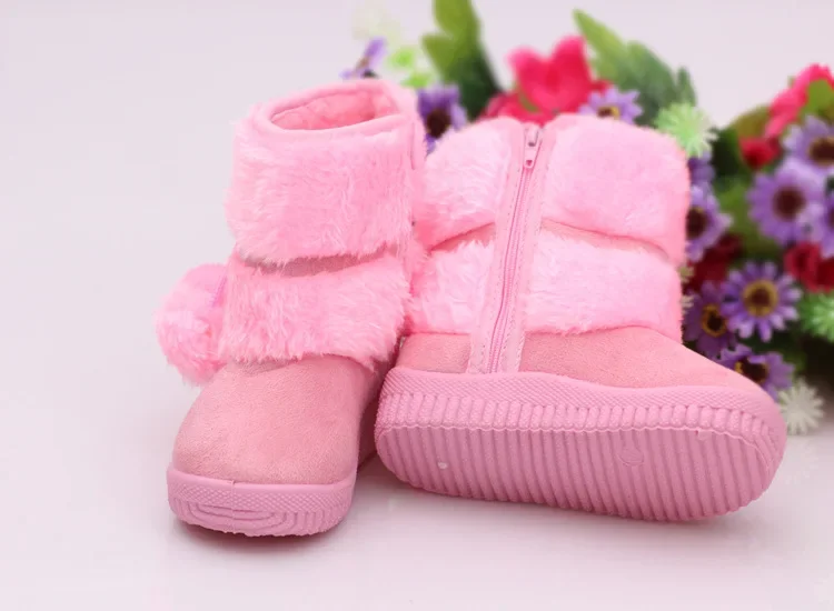 Girls Snow Boots 2023 Winter Comfortable Thick Warm Kids Boots Lobbing Ball Thick Children Autumn Cute Boys Boots Princess Shoes - Image 20