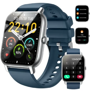 Smart Watch, 1.85" Smartwatch for  IP68 Waterproof, 110+ Sport Modes, Fitness Activity Tracker, Heart Rate Sleep Monitor.
