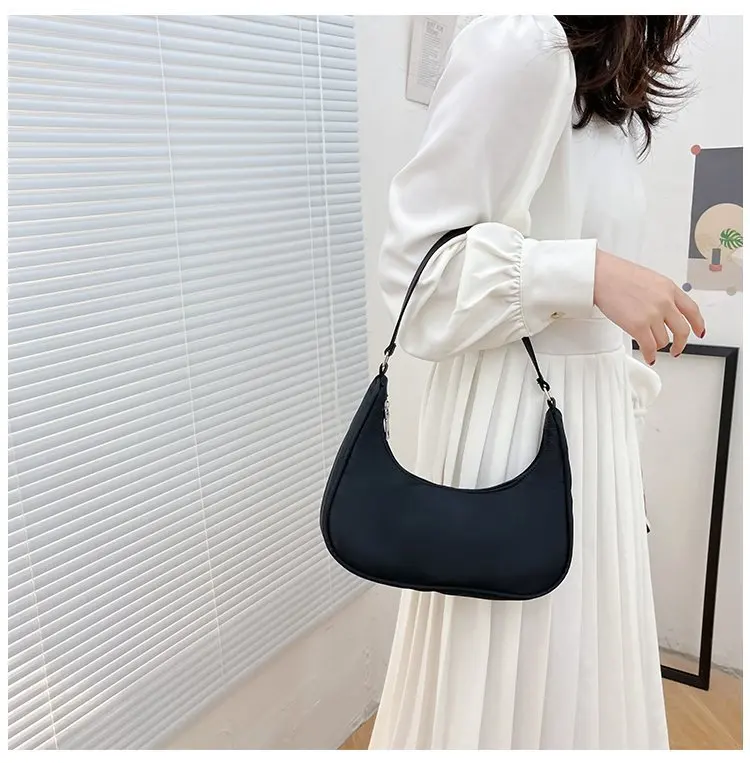Fashionable Shoulder Underarm Bag Light Small Solid Color Satchel Stylish Women Tote Bag, Suitable for Daily Work Outdoor Party - Image 27