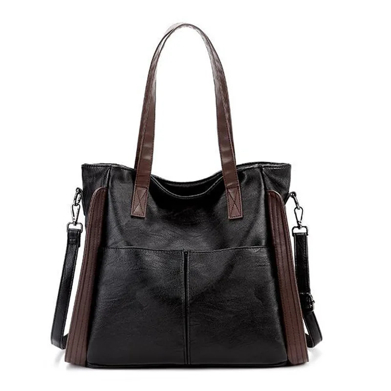 Large Capacity Handbags Women Soft Leather Shoulder Crossbody Bag Ladies Bucket Bags Retro Tote Luxury Satchel Handbag and Purse - Image 6