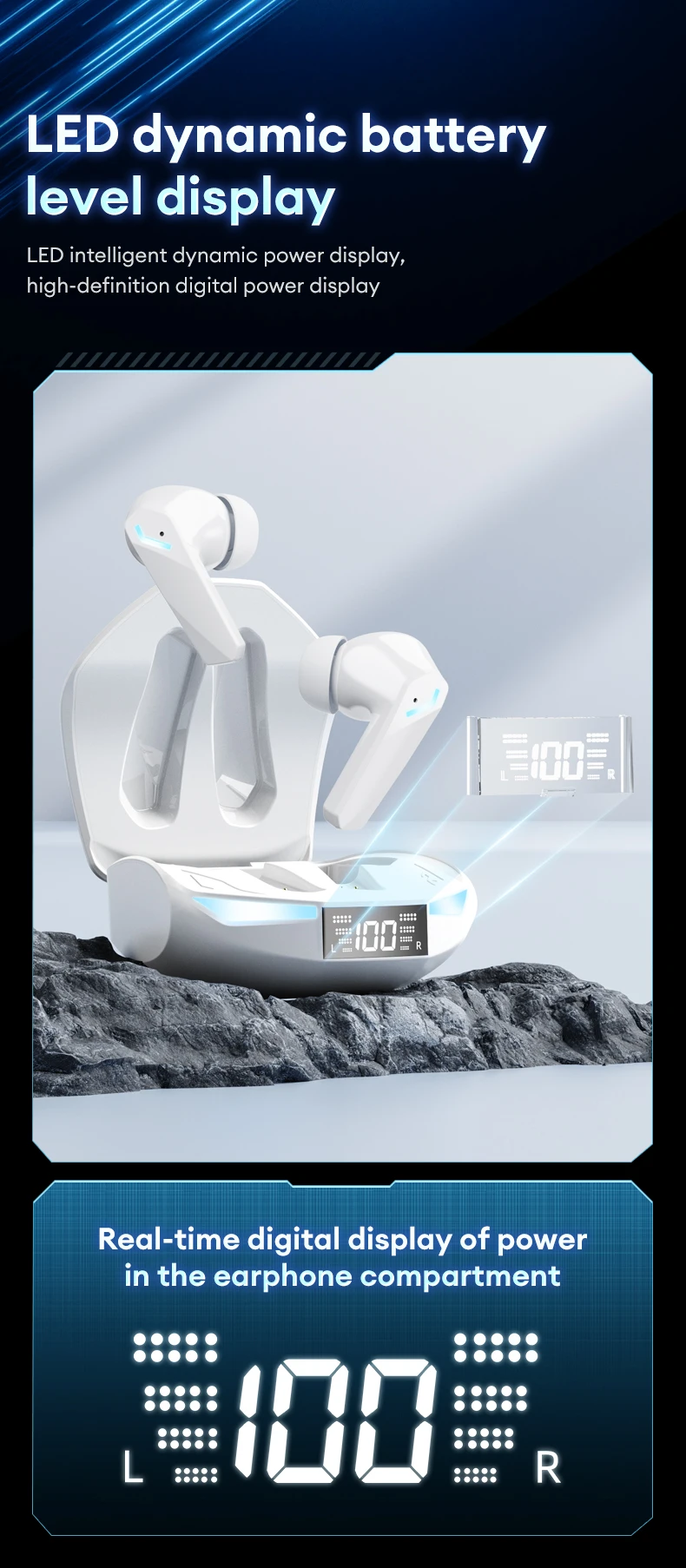 Lenovo XT53 Translation Earphones TWS Bluetooth HD Voice Calls Noise Reduction Headset for Office Travel AI Translator Earbuds - Image 11