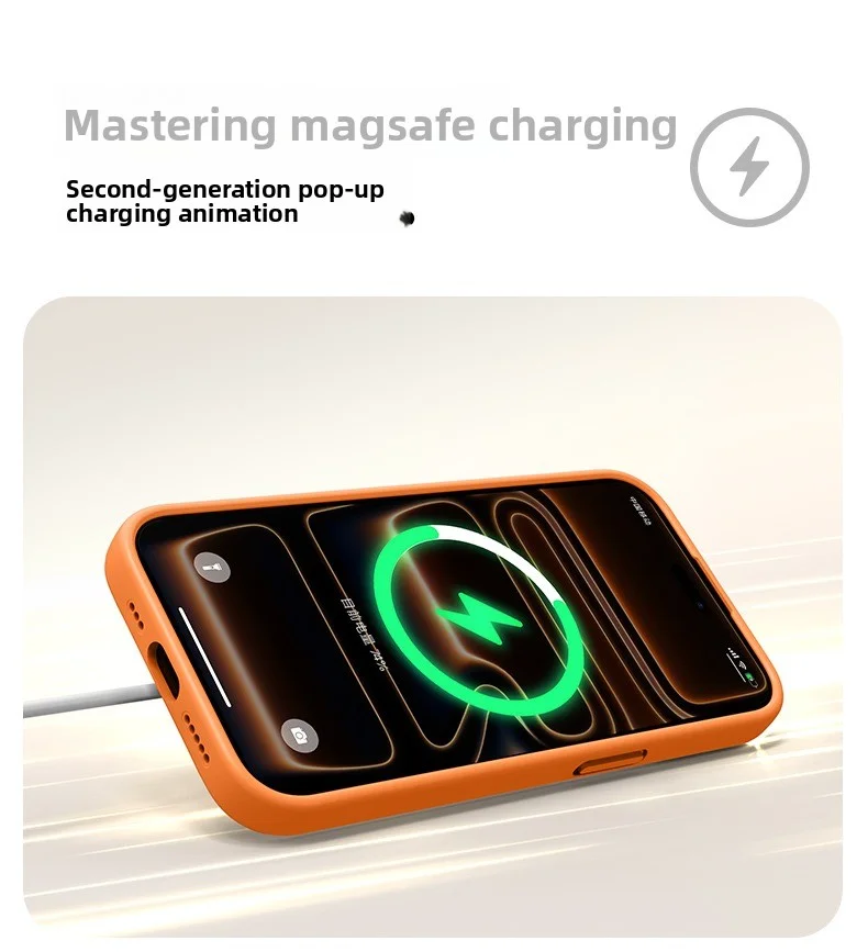 New Liquid Magnetic Silicone Phone Case For iPhone 17 16 15 14 13 12 Pro Max 16 Plus 17Pro 17 Air For Magsafe Soft Bumper Cover - Image 11