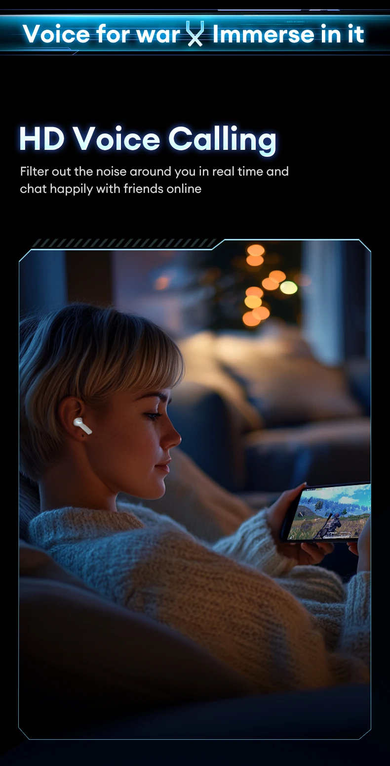 Lenovo XT53 Translation Earphones TWS Bluetooth HD Voice Calls Noise Reduction Headset for Office Travel AI Translator Earbuds - Image 9