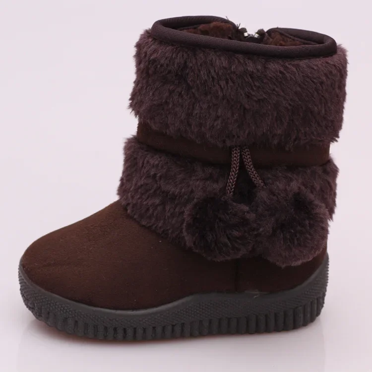 Girls Snow Boots 2023 Winter Comfortable Thick Warm Kids Boots Lobbing Ball Thick Children Autumn Cute Boys Boots Princess Shoes - Image 6