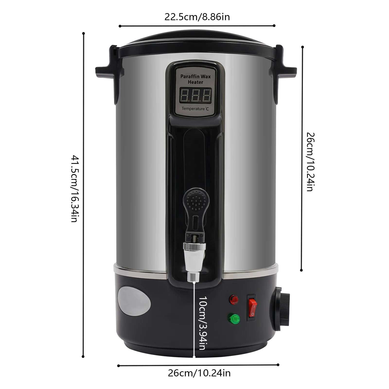 8/10.8/12L 1100W Wax Melter,stainless Steel Wax Warmer Machine,wax Melter For Candle Making W/ Heating Spout - Image 7