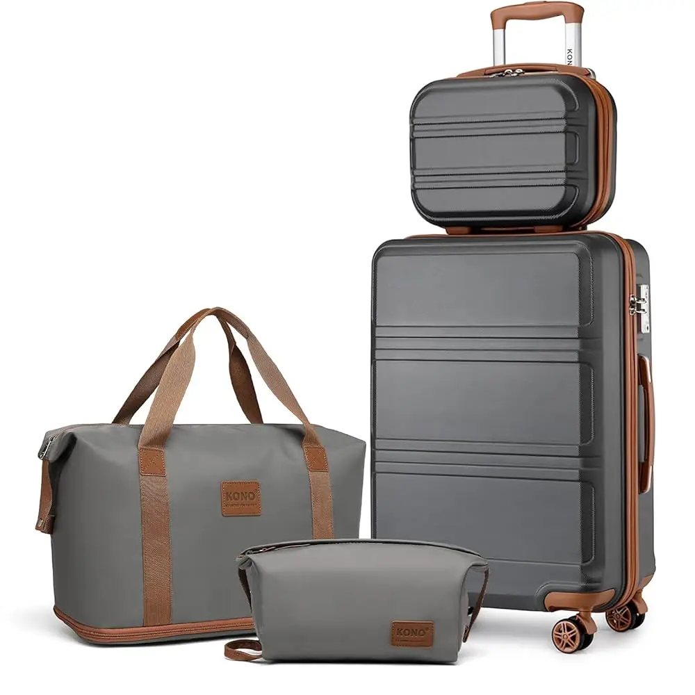 KONO 2/4/6-piece beauty case box cosmetics case hand luggage toilet bag travel bag luggage set - Image 27
