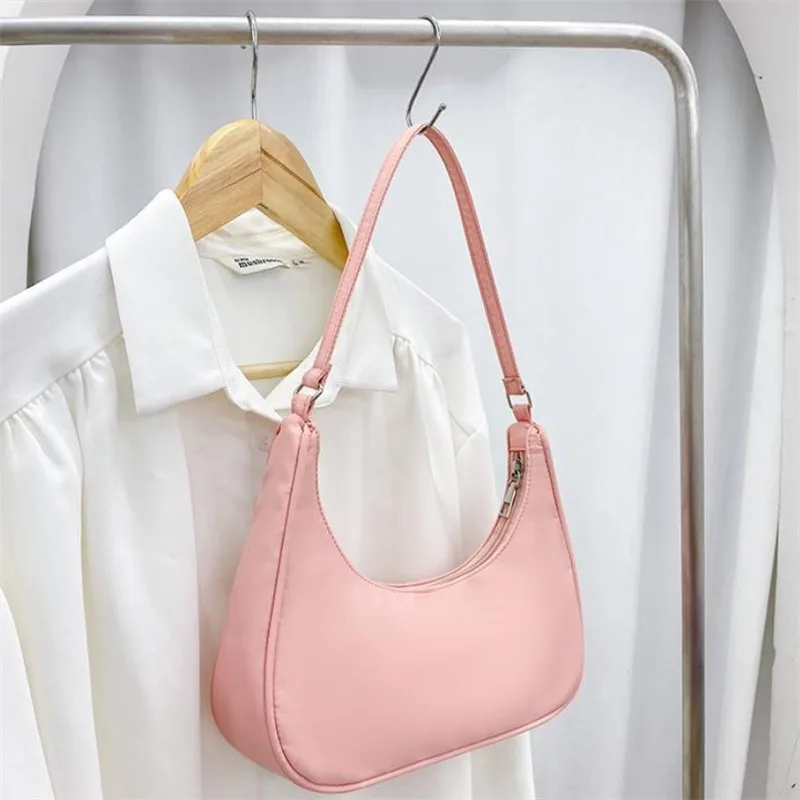 Fashionable Shoulder Underarm Bag Light Small Solid Color Satchel Stylish Women Tote Bag, Suitable for Daily Work Outdoor Party - Image 5