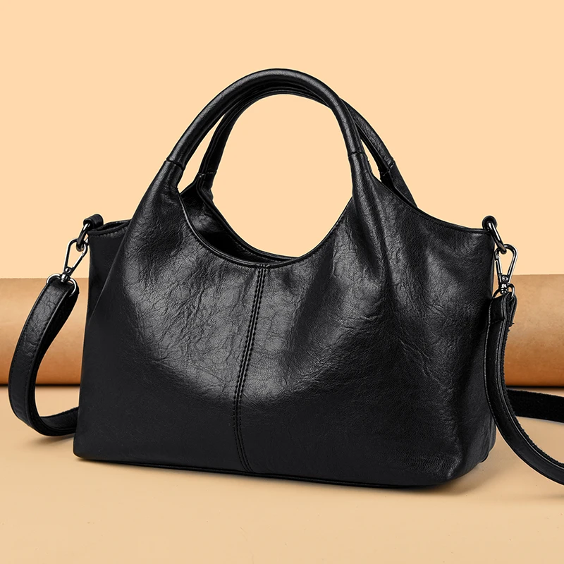 High Quality Large capacity Leather Women Tote Bag Designer Soft Leather Ladies Shoulder Crossbody Bag Fashion Female Handbags - Image 20