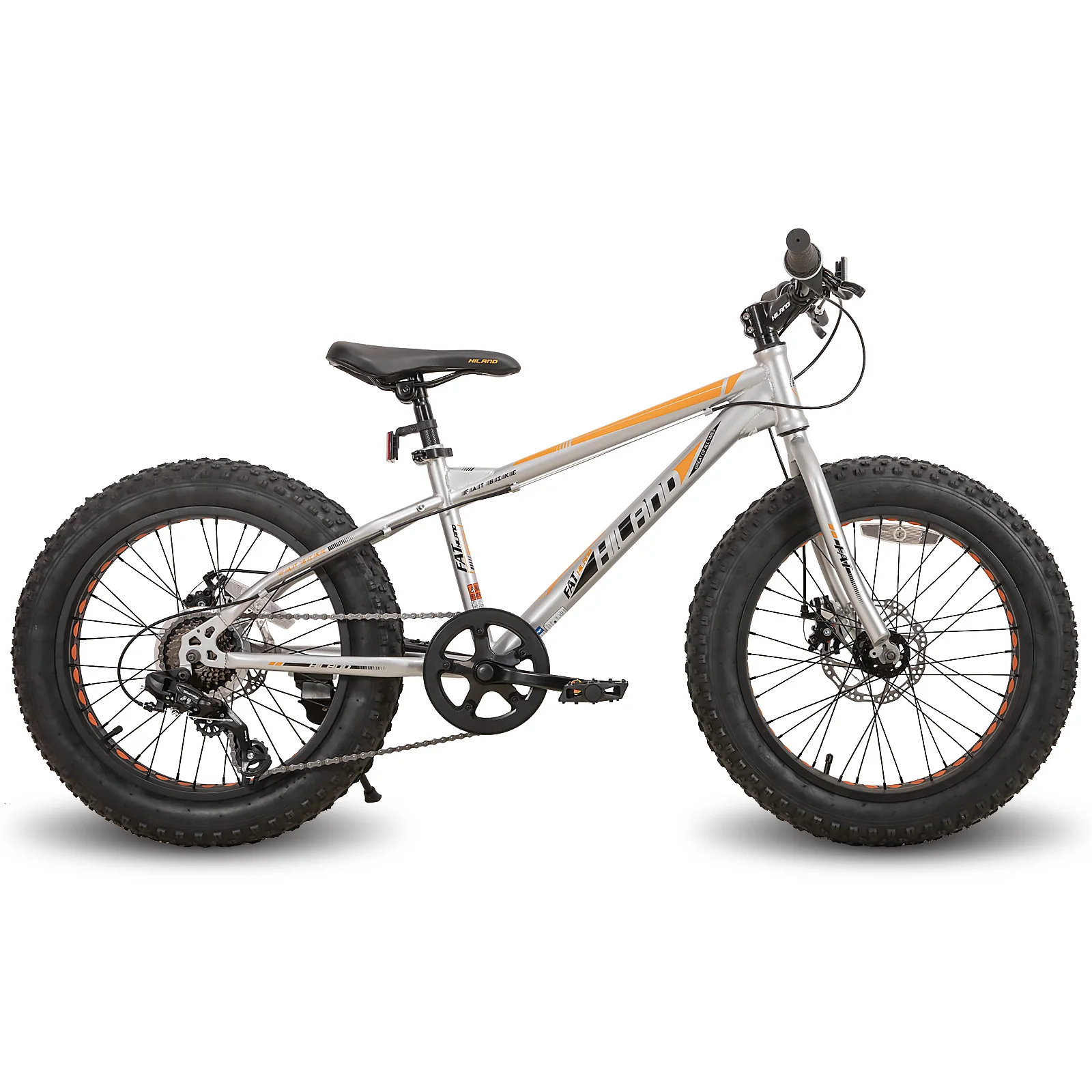 Hiland 20 Inch Kids' Bicycles Fat Tire Mountain Bike for Age 5 + Years, Shimano 7-Speed, Dual-Disc Brake,Kids BeachBicycle - Image 7
