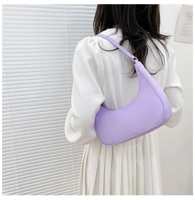 Fashionable Shoulder Underarm Bag Light Small Solid Color Satchel Stylish Women Tote Bag, Suitable for Daily Work Outdoor Party - Image 30