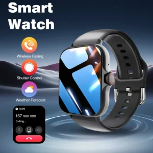 New Smart Watch, Wireless Calling, Message Reminder, Multiple Sports Modes, 1.83-Inch Full Touch Screen, Unisex