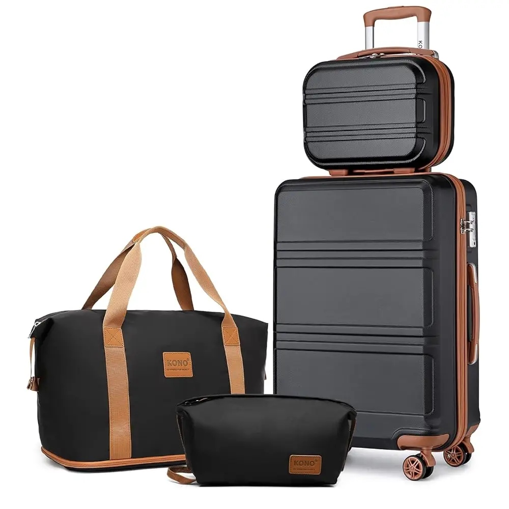 KONO 2/4/6-piece beauty case box cosmetics case hand luggage toilet bag travel bag luggage set - Image 30