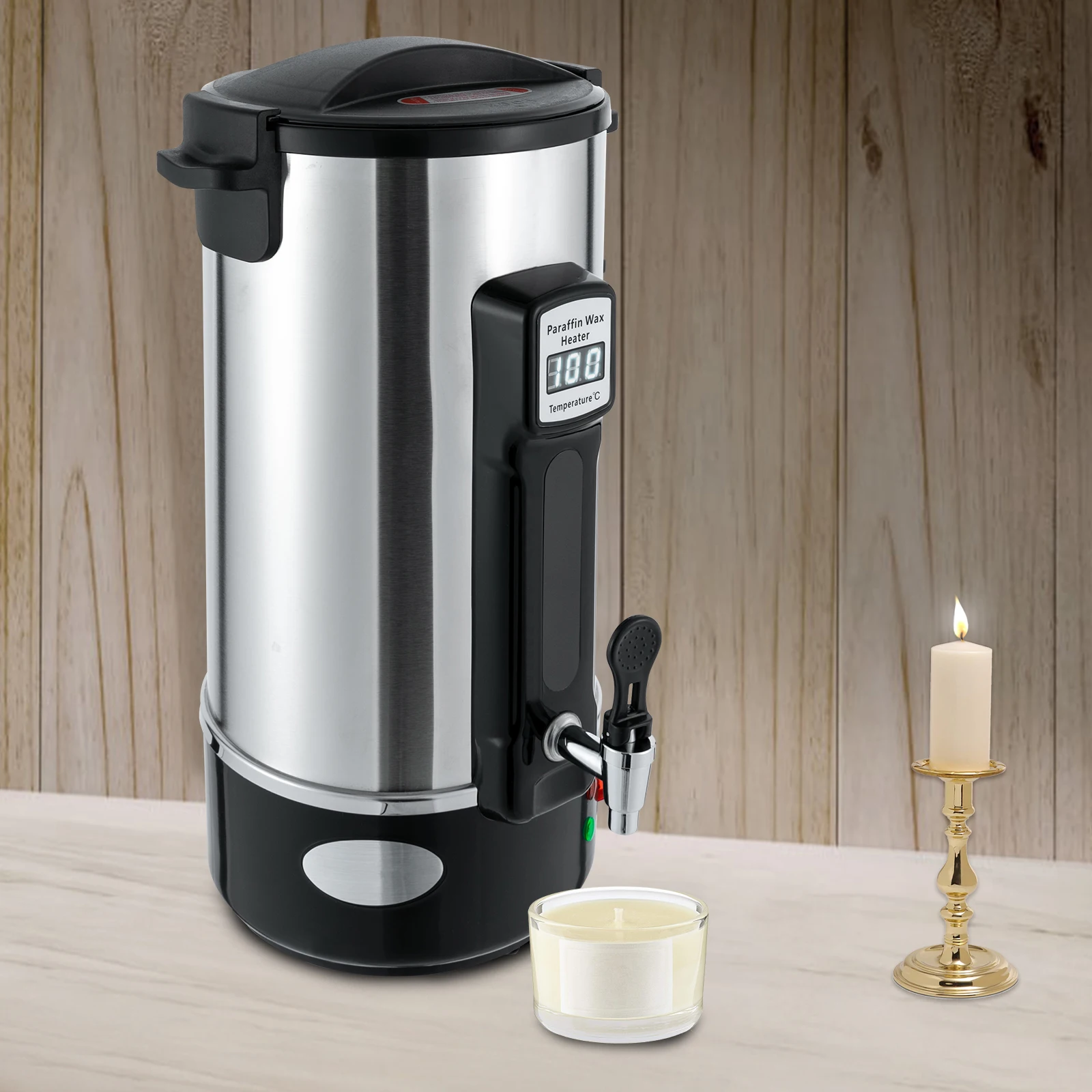 8/10.8/12L 1100W Wax Melter,stainless Steel Wax Warmer Machine,wax Melter For Candle Making W/ Heating Spout - Image 2