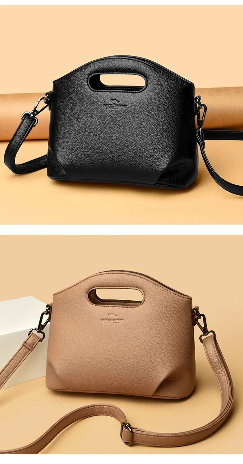 Genuine Brand Luxury Handbags Women Bags Designer Top Quality Soft Leather Small Casual Tote Bags For Women Shoulder Bag Winter - Image 24