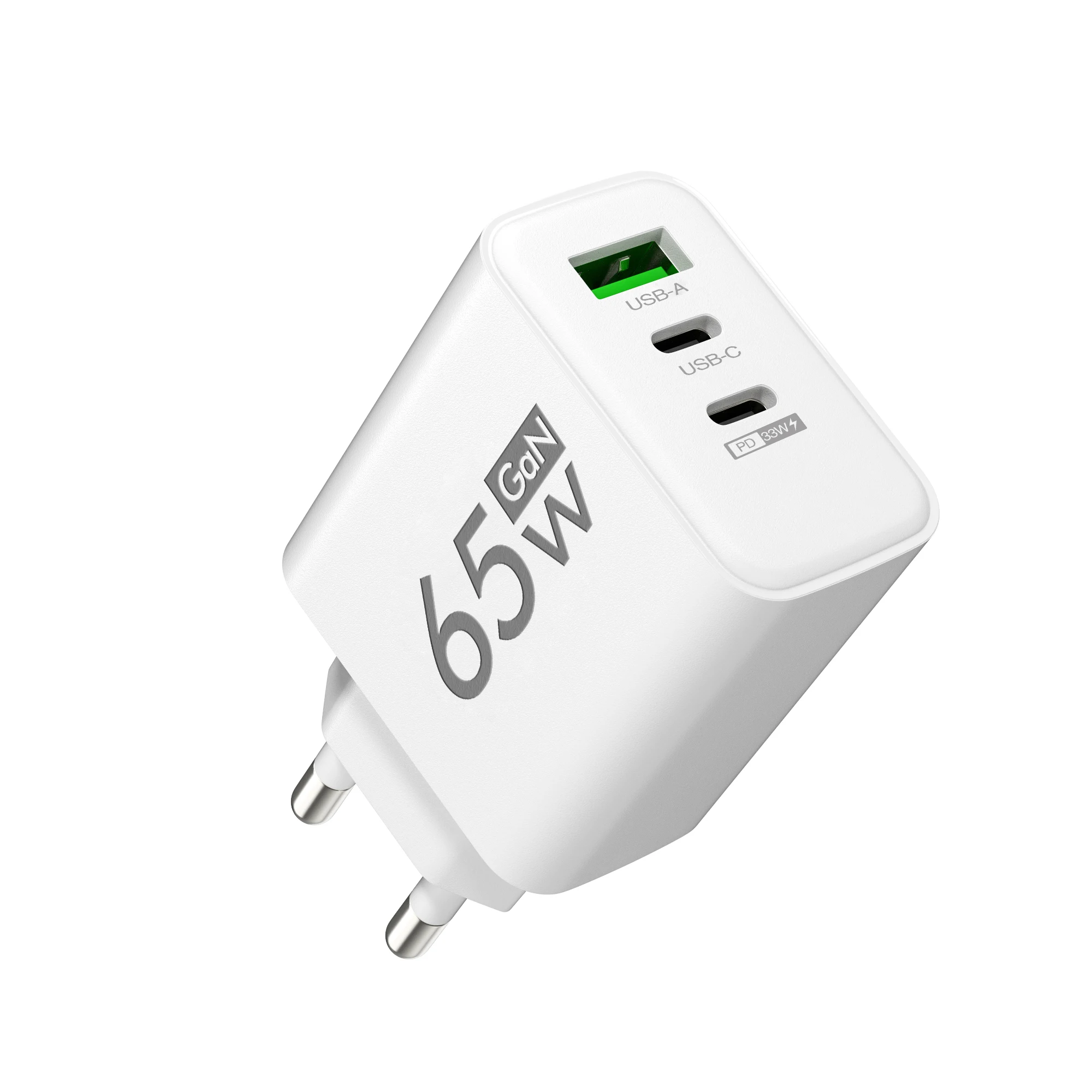PD 65W GaN USB C Charger 3 Ports Fast Charger Quick Charge 3.0 Type C Phone Adapter For iPhone 15 16 Samsung Xiaomi Wall Charger - Image 15