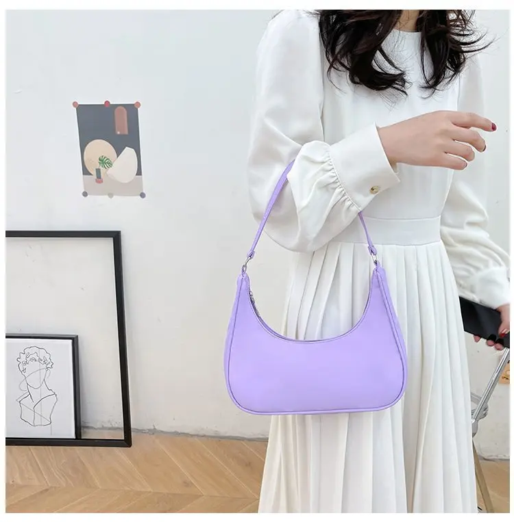 Fashionable Shoulder Underarm Bag Light Small Solid Color Satchel Stylish Women Tote Bag, Suitable for Daily Work Outdoor Party - Image 31