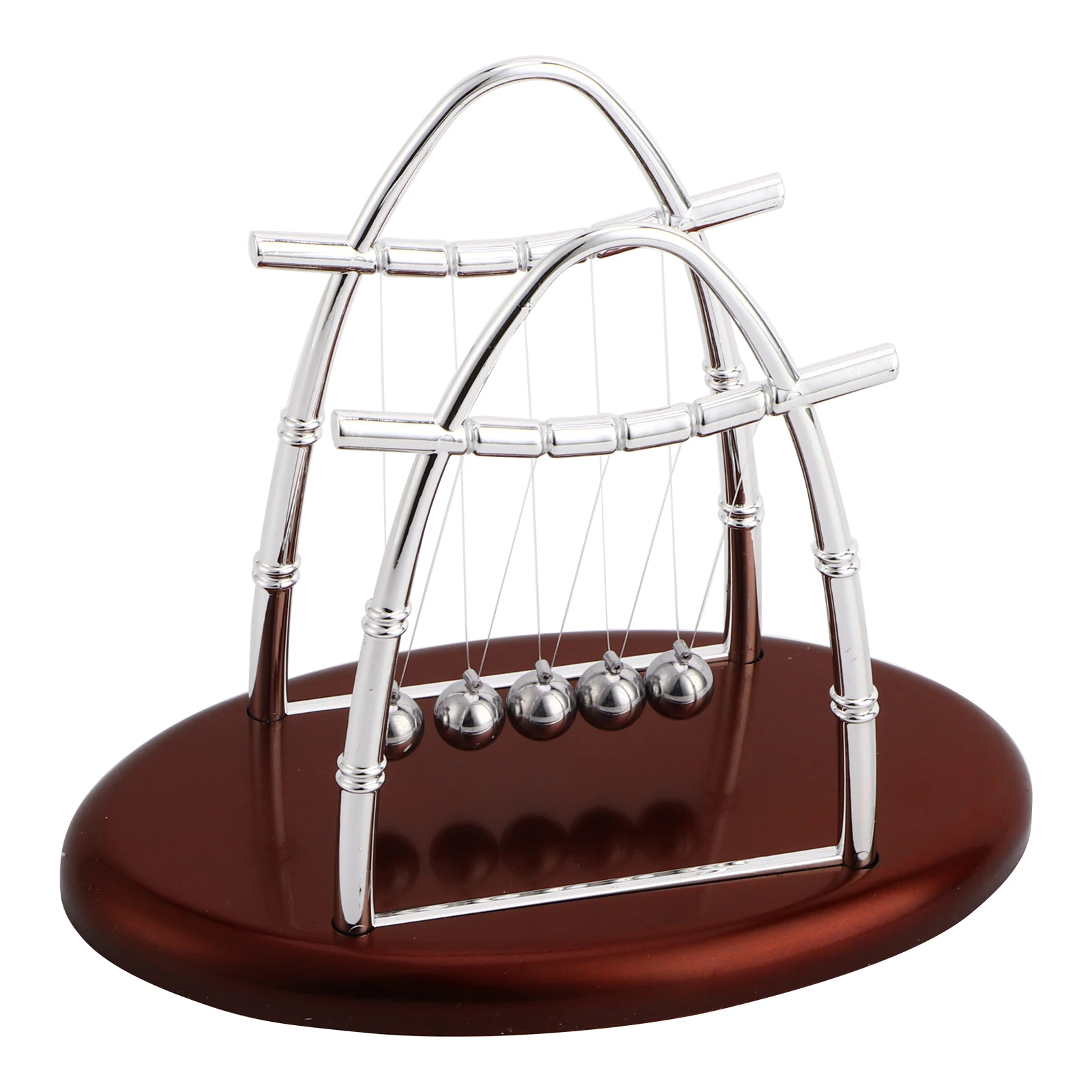 Newton's Cradle Balance Balls Decor 's Balance Balls 's Balance Steel Balls Physics Science Pendulum Ornaments Toy Desk - Image 10