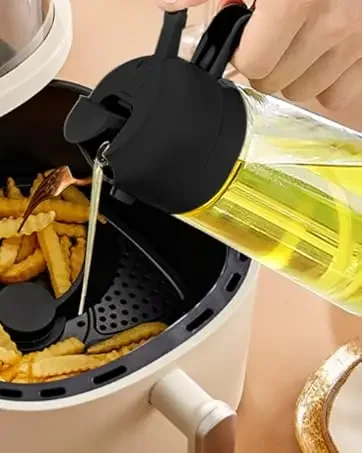 2IN1 Oil Dispenser 1-2PCS Mister 500ML Spray Plastics Oil Spray Bottle with 2pcs Brush Spray Pour Cooking Spritzer BBQ Bottle - Image 36