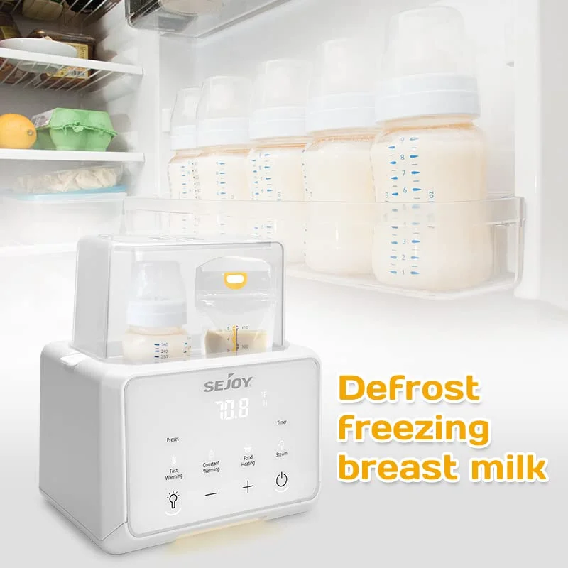 SEJOY Bottle Warmer, 6 in 1,breastmilk and Formula Milk Warmer, Baby Food Heating, Baby Water Warmer, Breast Feeding Essentials - Image 6