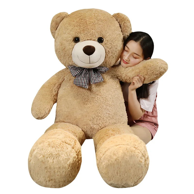 Giant 105cm Soft Teddy Bear Plush Toys White&Pink&Brown Bear Super Big Hugging Pillow Animal Cushion Children Birthday Gift - Image 9