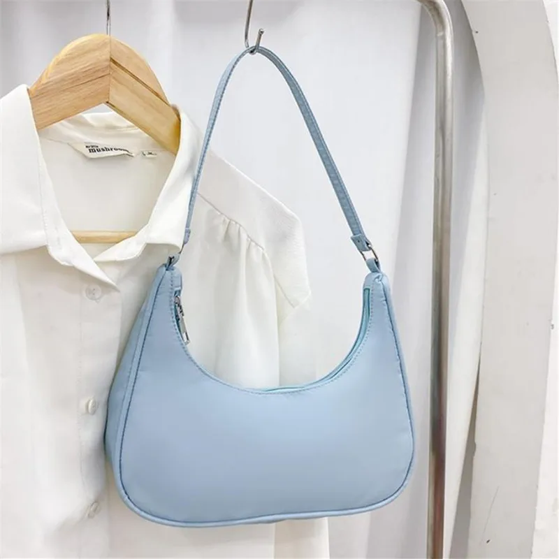 Fashionable Shoulder Underarm Bag Light Small Solid Color Satchel Stylish Women Tote Bag, Suitable for Daily Work Outdoor Party - Image 4
