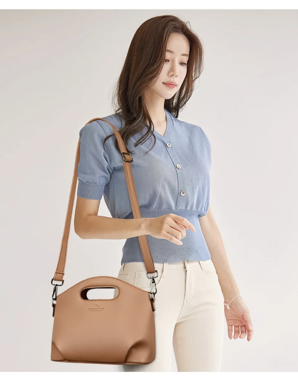 Genuine Brand Luxury Handbags Women Bags Designer Top Quality Soft Leather Small Casual Tote Bags For Women Shoulder Bag Winter - Image 27