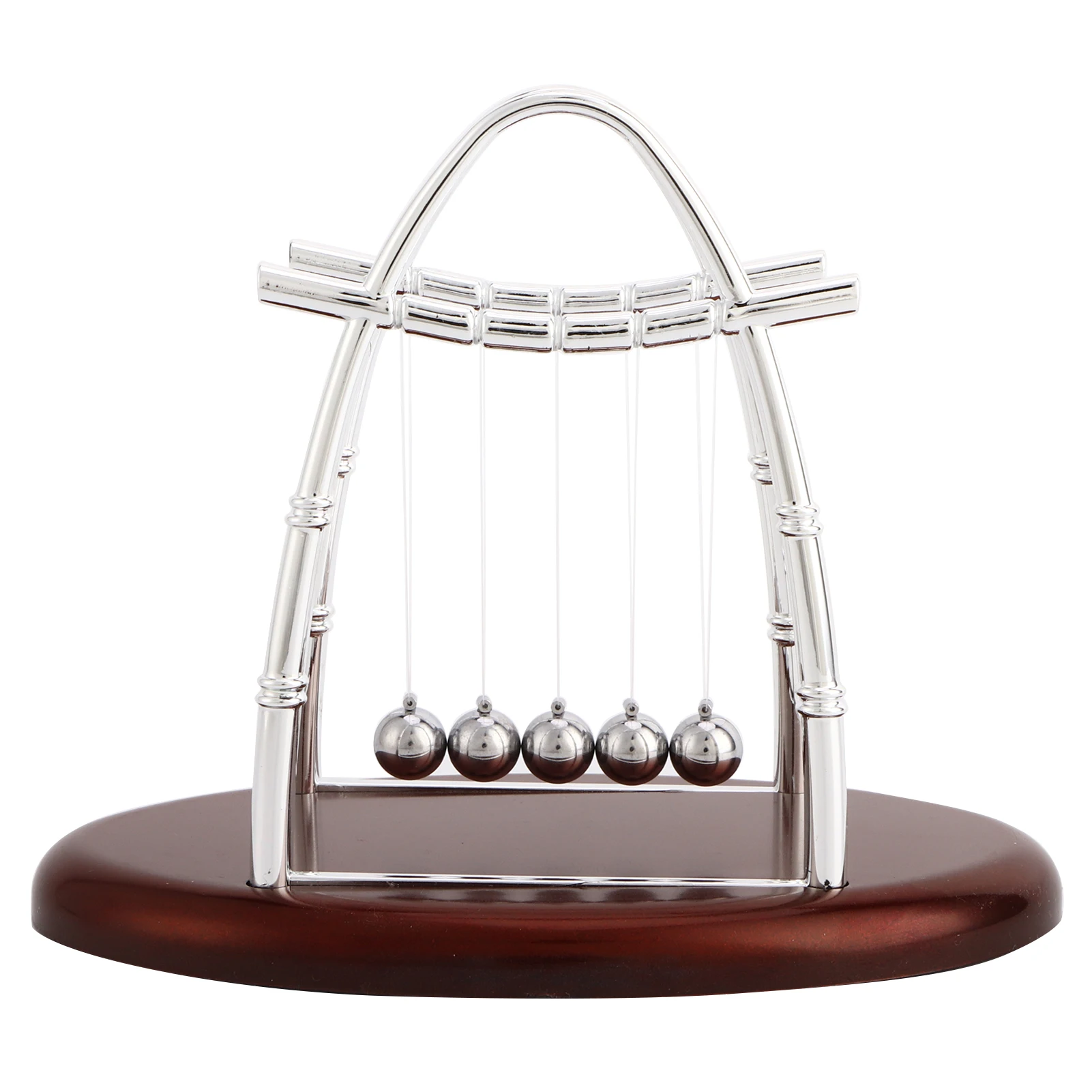 Newton's Cradle Balance Balls Decor 's Balance Balls 's Balance Steel Balls Physics Science Pendulum Ornaments Toy Desk - Image 3